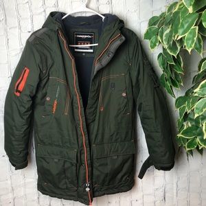 HAWKE & CO. GREEN AND ORANGE WINTER COAT 🧡💚